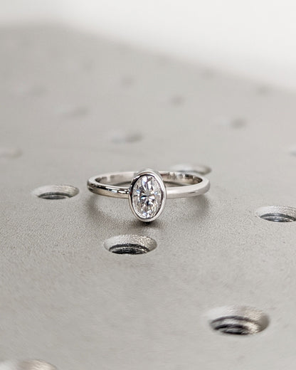 Asscher Three Stones Engagement Ring – 5.75 CT Moissanite Diamond