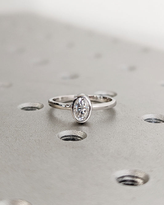 Asscher Three Stones Engagement Ring – 5.75 CT Moissanite Diamond