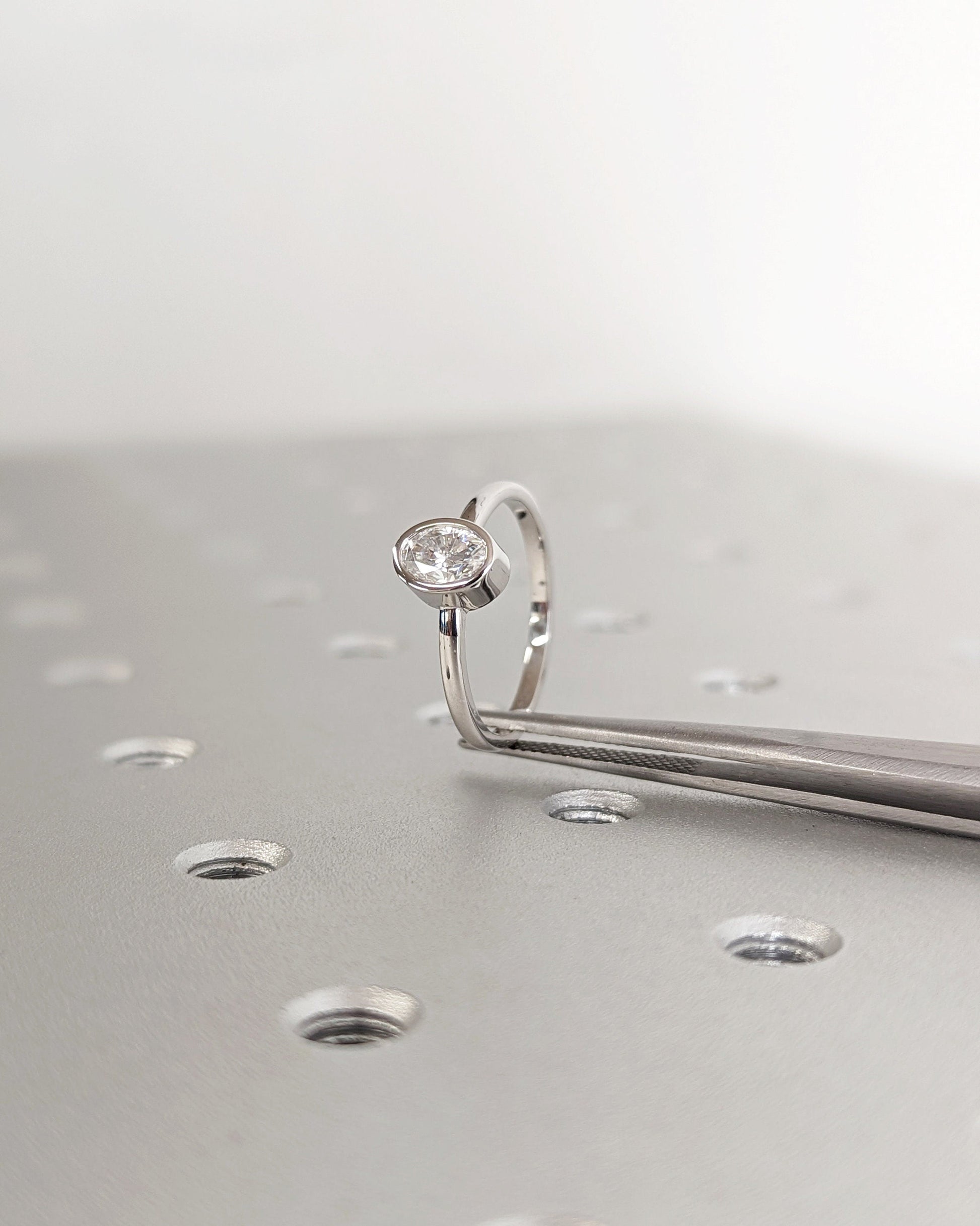 Asscher Three Stones Engagement Ring – 5.75 CT Moissanite Diamond