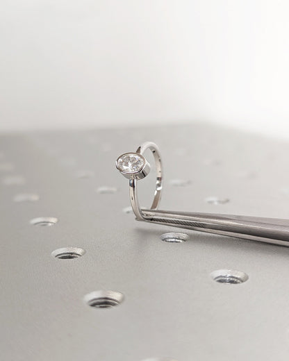 Asscher Three Stones Engagement Ring – 5.75 CT Moissanite Diamond
