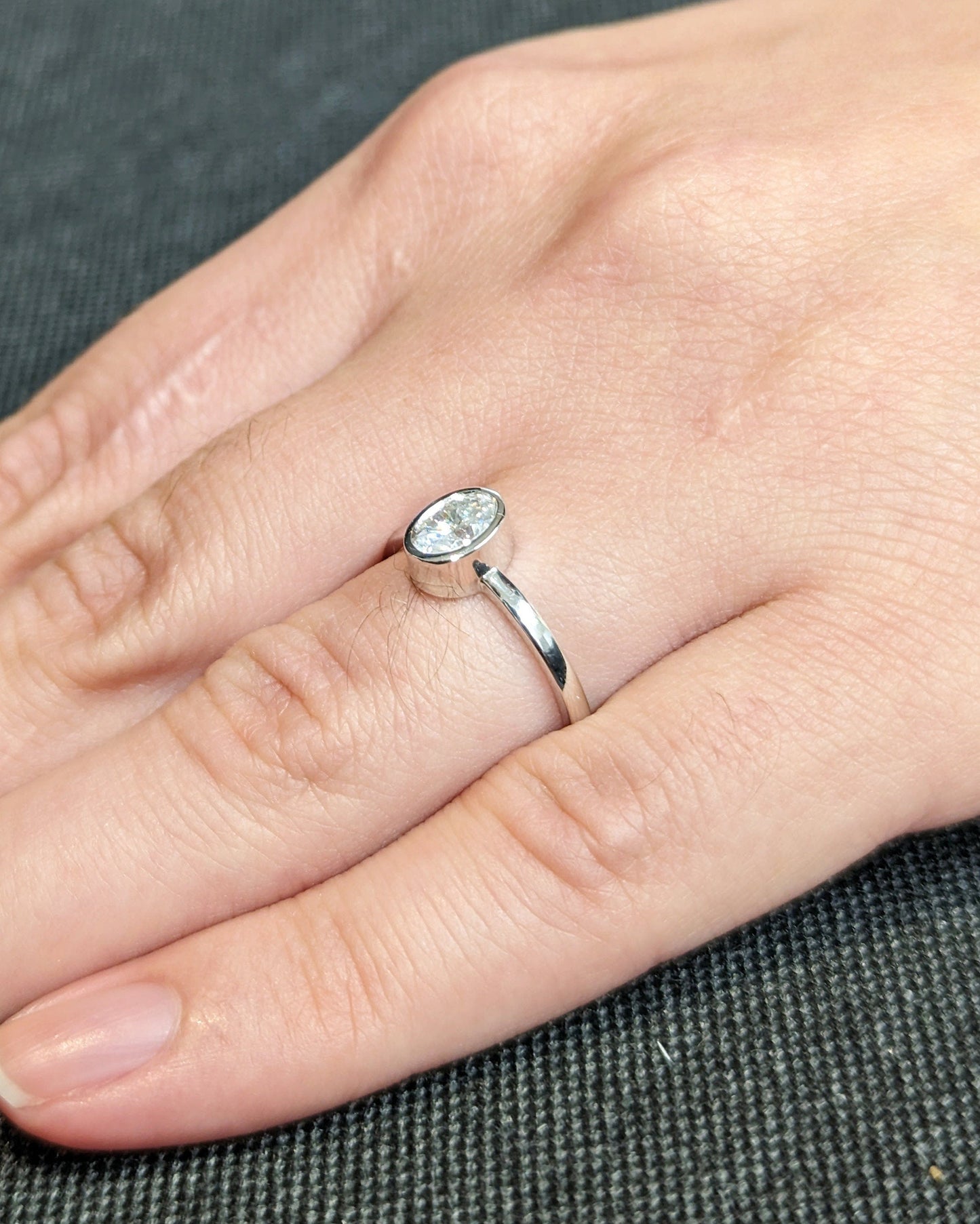 Asscher Three Stones Engagement Ring – 5.75 CT Moissanite Diamond