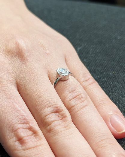 Asscher Three Stones Engagement Ring – 5.75 CT Moissanite Diamond