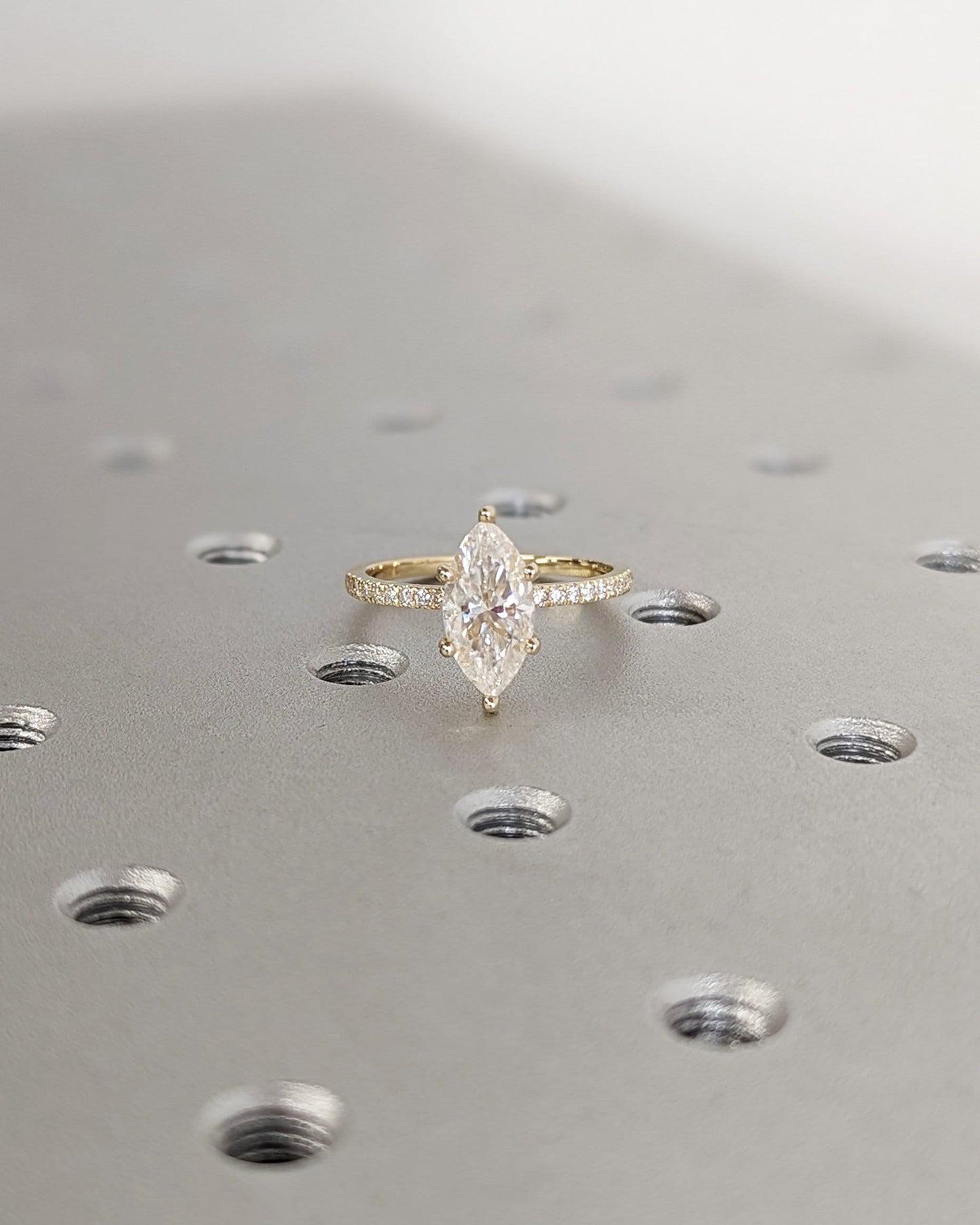 Asscher Three Stones Engagement Ring – 5.75 CT Moissanite Diamond