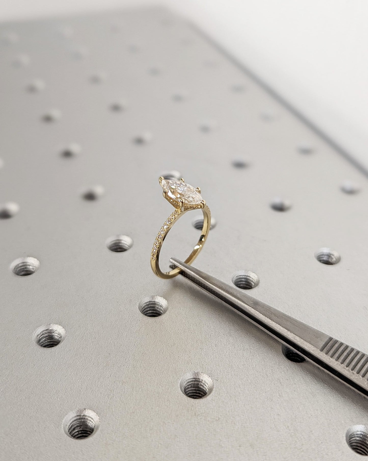Asscher Three Stones Engagement Ring – 5.75 CT Moissanite Diamond