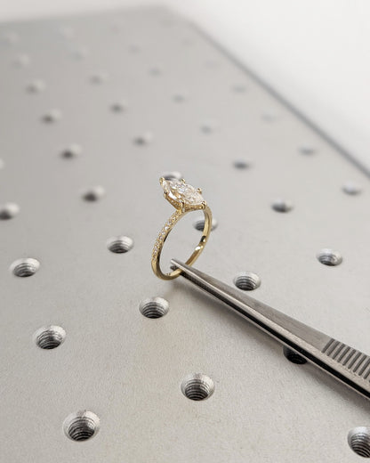 Asscher Three Stones Engagement Ring – 5.75 CT Moissanite Diamond