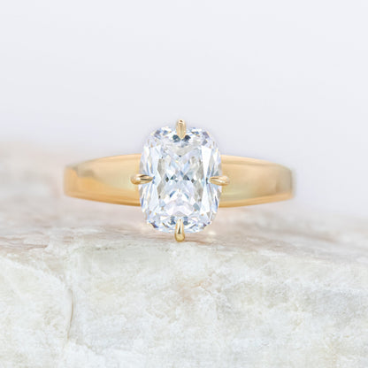 2 CT Round Three Stones Lab Grown Diamond Engagement Ring