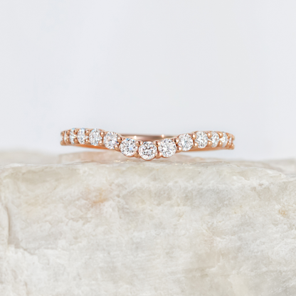0.37 CT Round Full Eternity Lab Grown Diamond Wedding Band
