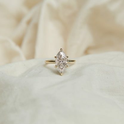 Round Swirl Semi Pave Engagement Ring – 1 CT Moissanite Diamond