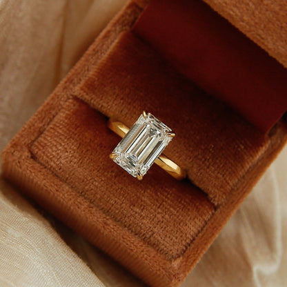 Round Swirl Semi Pave Engagement Ring – 1 CT Moissanite Diamond