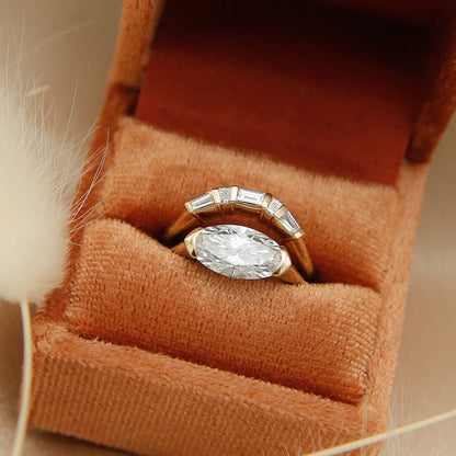 Round Swirl Semi Pave Engagement Ring – 1 CT Moissanite Diamond