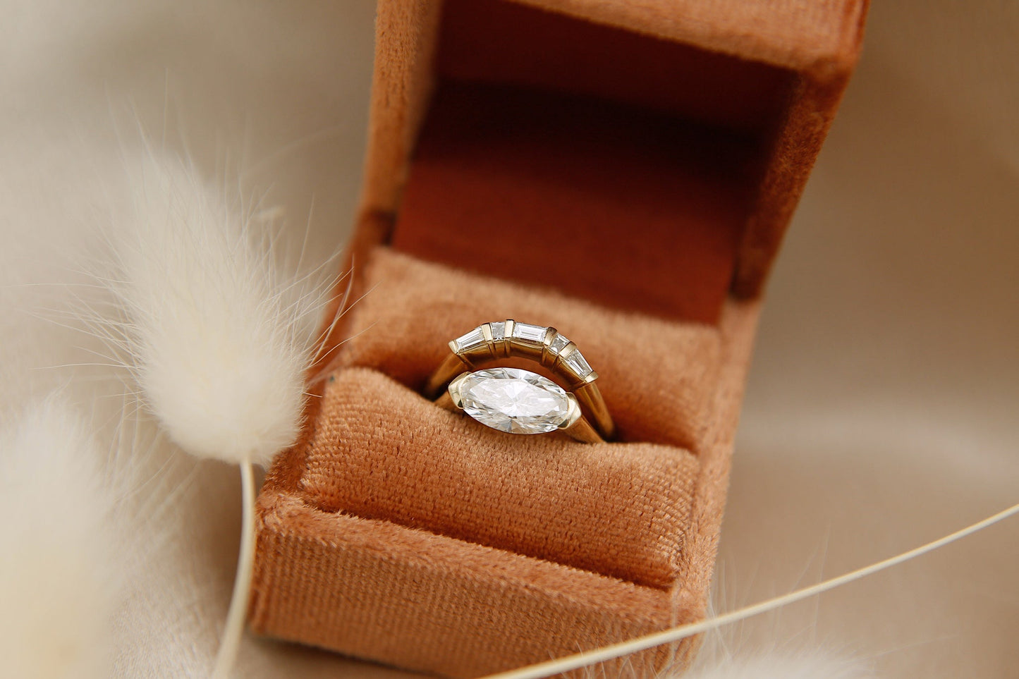 Round Swirl Semi Pave Engagement Ring – 1 CT Moissanite Diamond