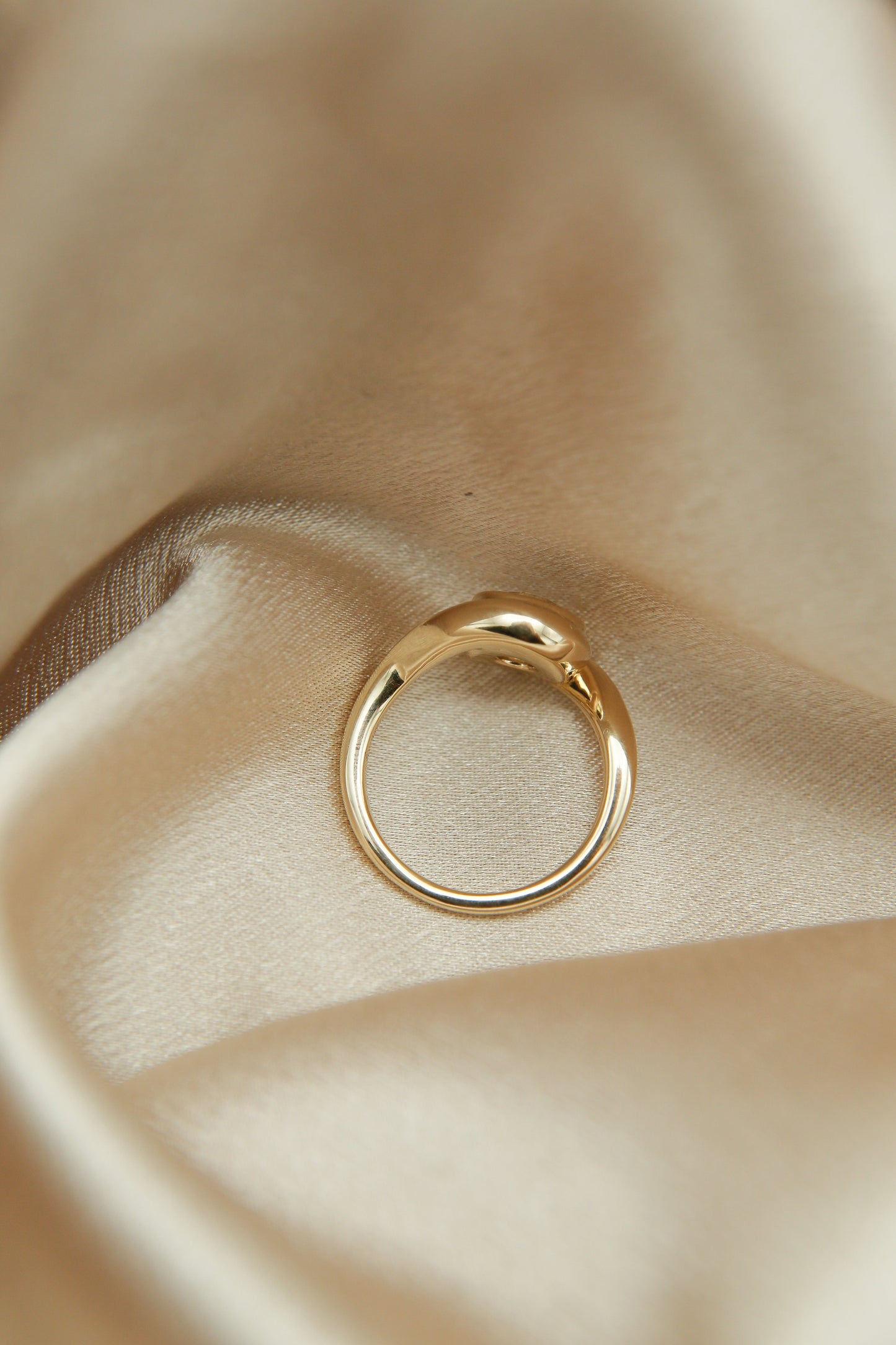 Round Swirl Semi Pave Engagement Ring – 1 CT Moissanite Diamond