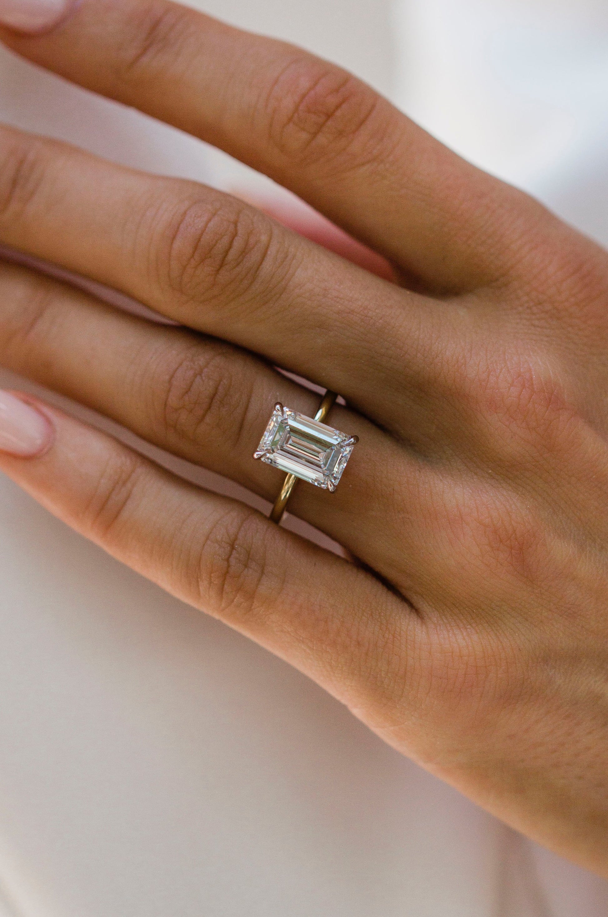 Moval Swirl Semi Pave Engagement Ring – 2.5 CT Lab Grown Diamond
