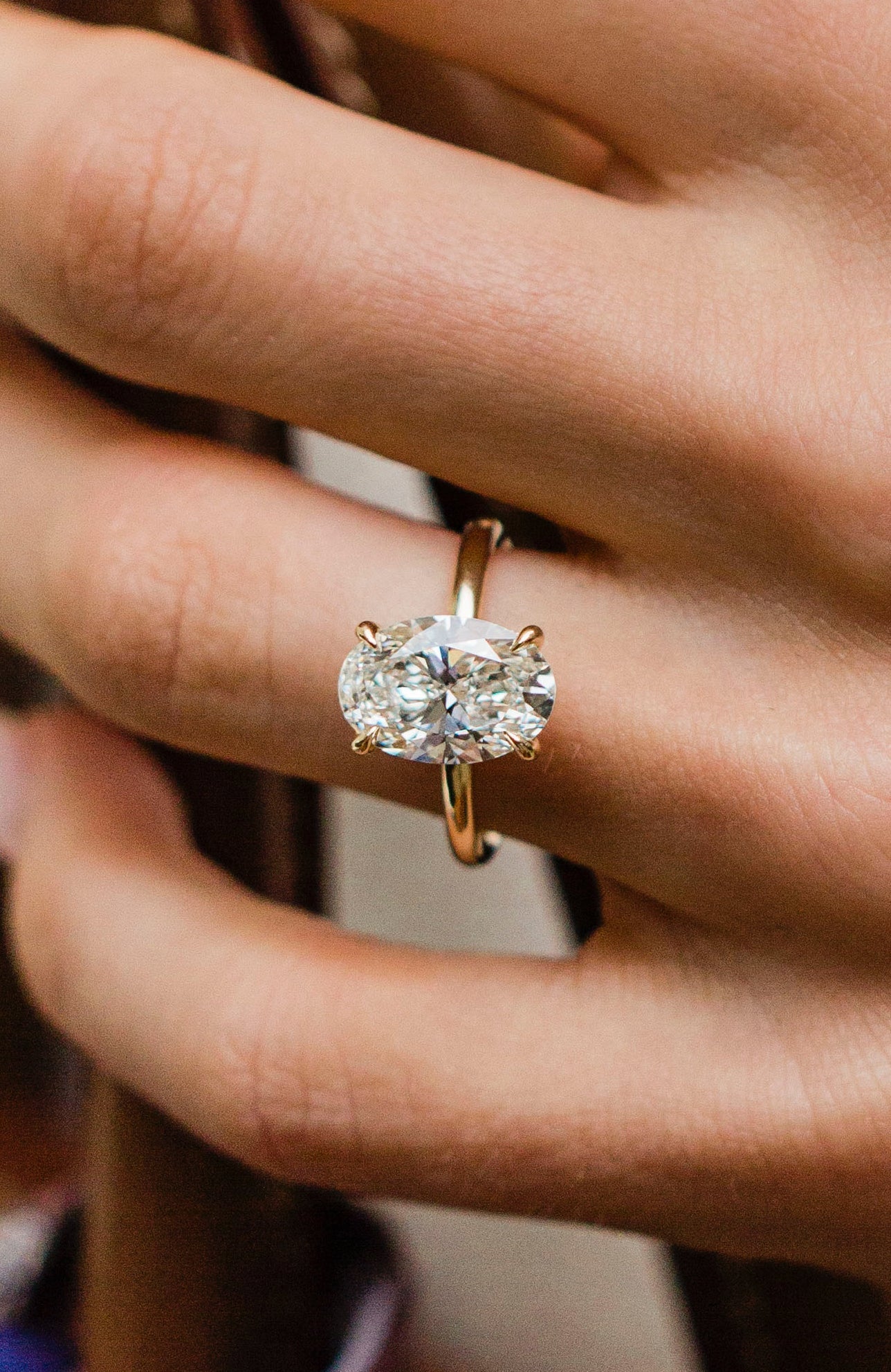 Round Swirl Semi Pave Engagement Ring – 1 CT Moissanite Diamond
