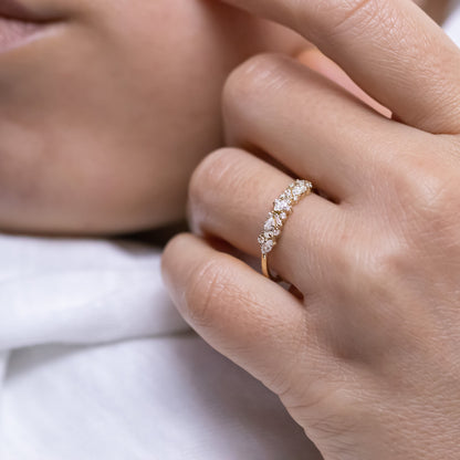 0.37 CT Round Full Eternity Lab Grown Diamond Wedding Band