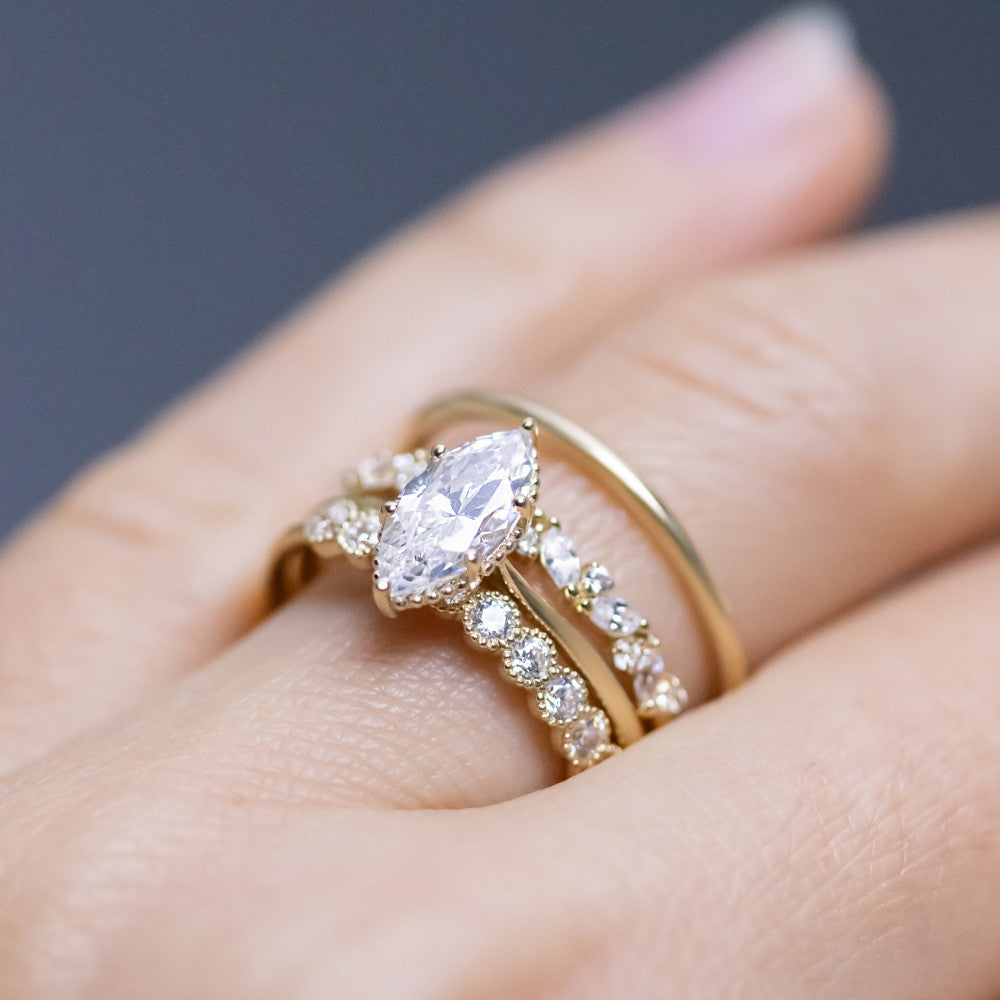 0.37 CT Round Full Eternity Lab Grown Diamond Wedding Band