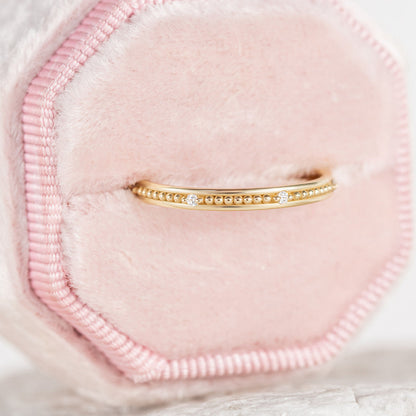 0.37 CT Round Full Eternity Lab Grown Diamond Wedding Band