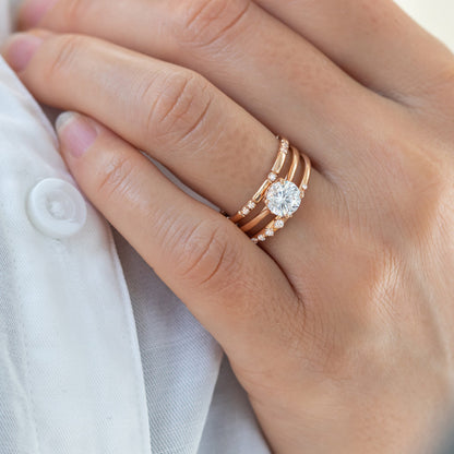 0.37 CT Round Full Eternity Lab Grown Diamond Wedding Band