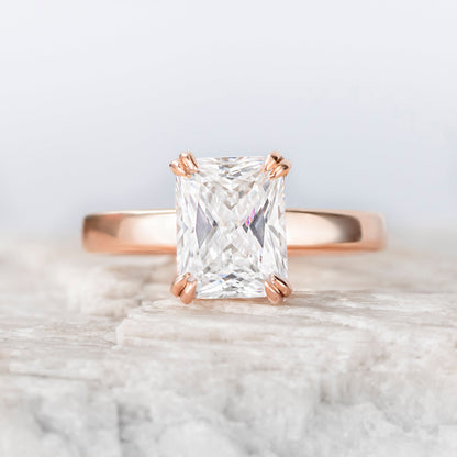 2 CT Round Three Stones Lab Grown Diamond Engagement Ring