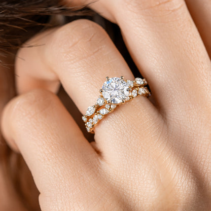 0.37 CT Round Full Eternity Lab Grown Diamond Wedding Band