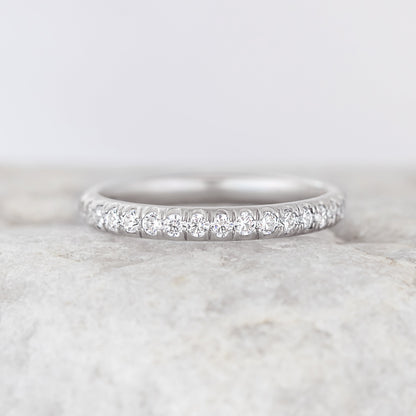 0.37 CT Round Full Eternity Lab Grown Diamond Wedding Band