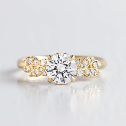 2 CT Round Three Stones Lab Grown Diamond Engagement Ring