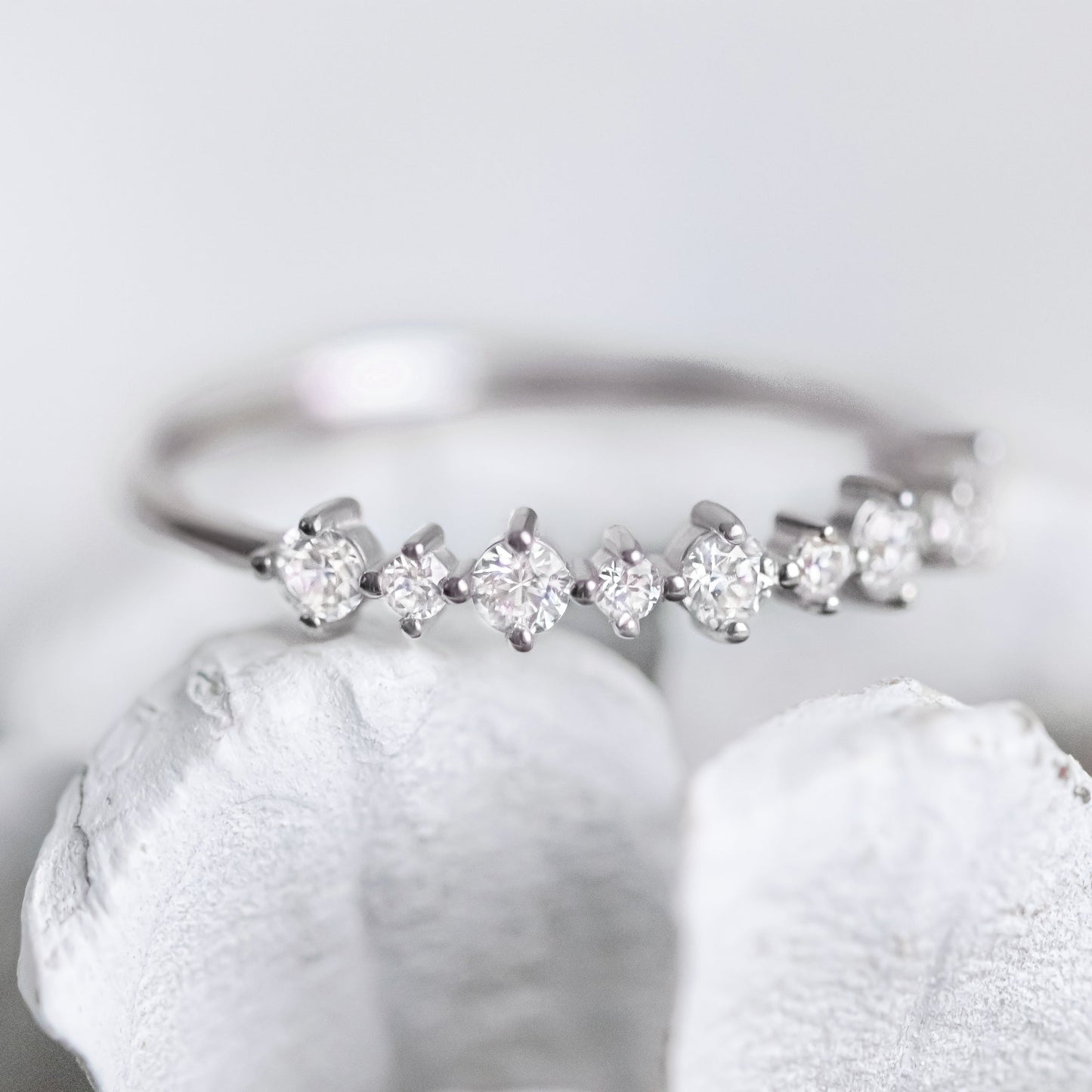 0.37 CT Round Full Eternity Lab Grown Diamond Wedding Band