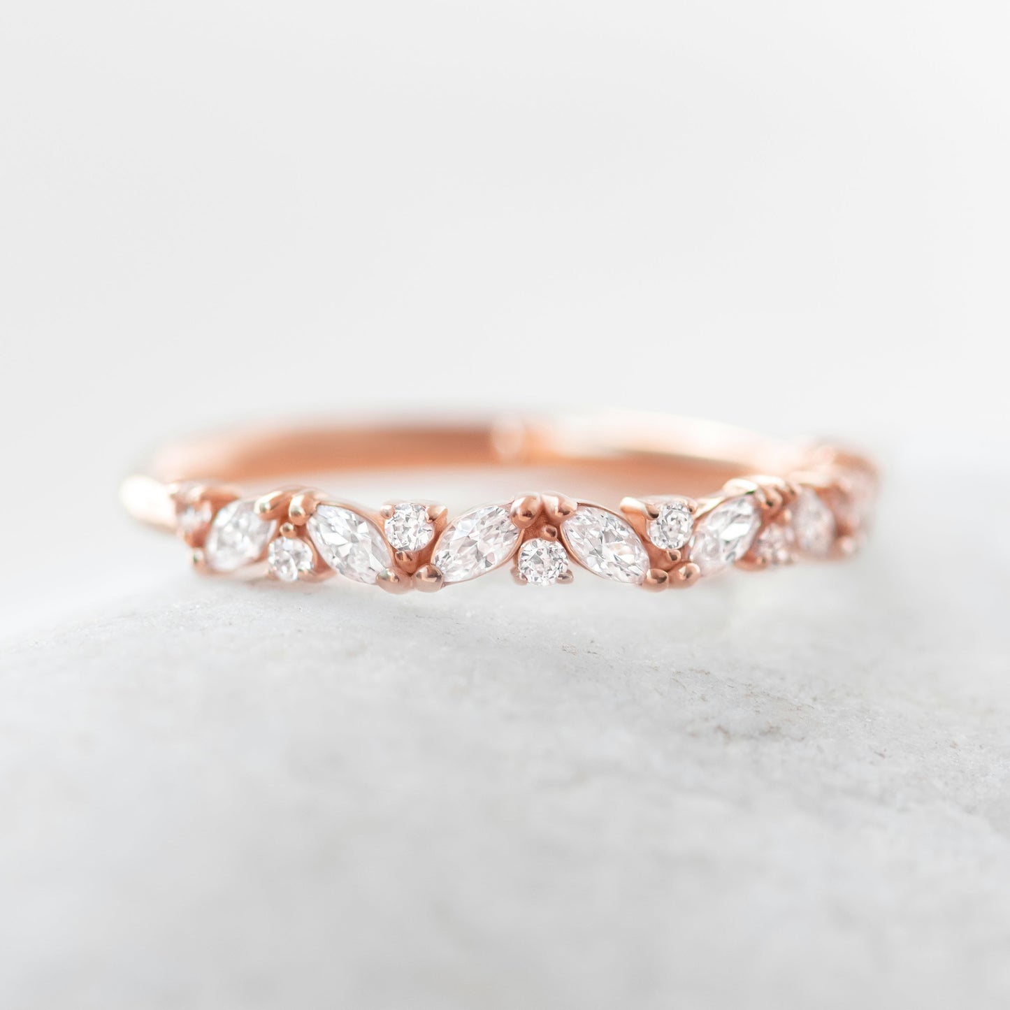 0.37 CT Round Full Eternity Lab Grown Diamond Wedding Band