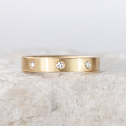 0.37 CT Round Full Eternity Lab Grown Diamond Wedding Band