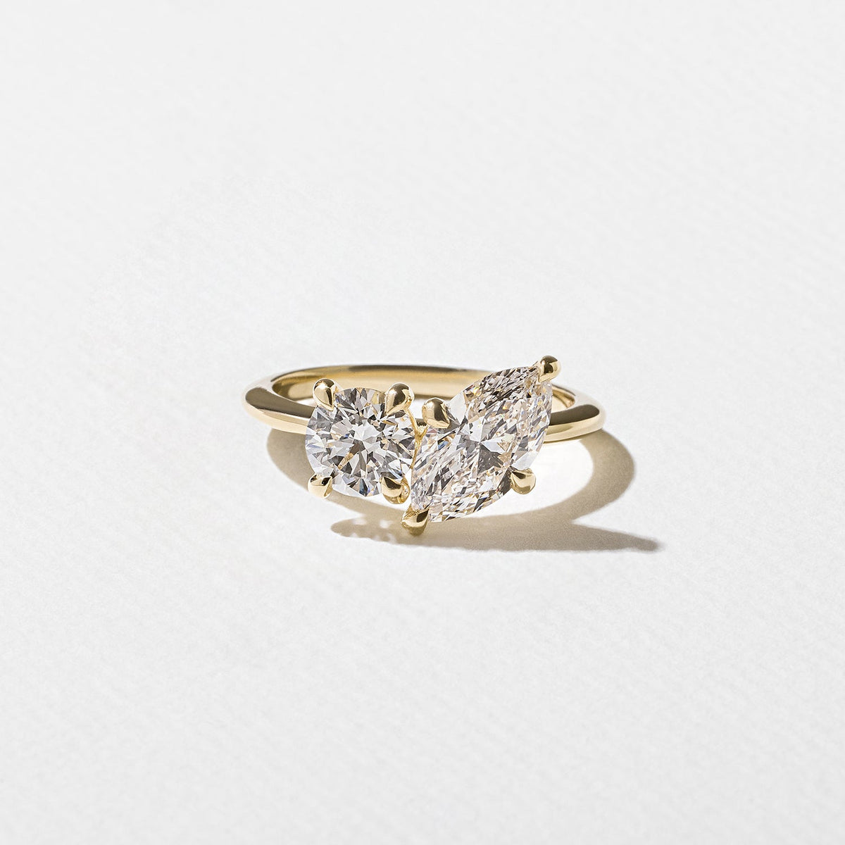 Emerald Pave Engagement Ring – 1 CT Lab Grown Diamond
