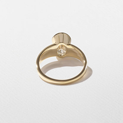 Emerald Pave Engagement Ring – 1 CT Lab Grown Diamond