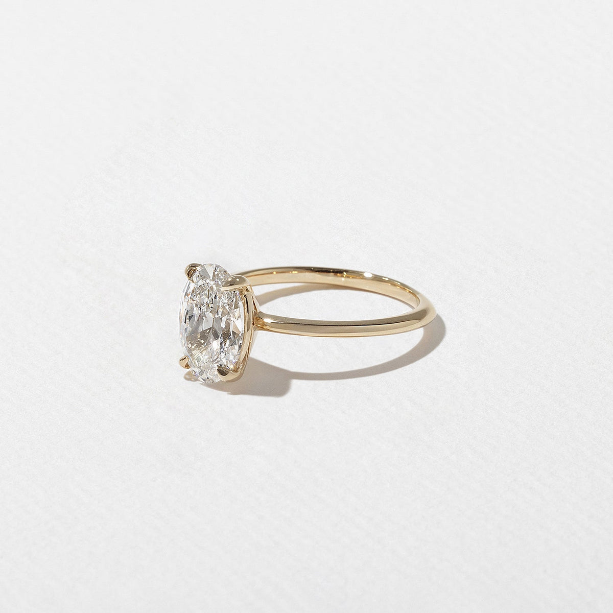 Emerald Pave Engagement Ring – 1 CT Lab Grown Diamond
