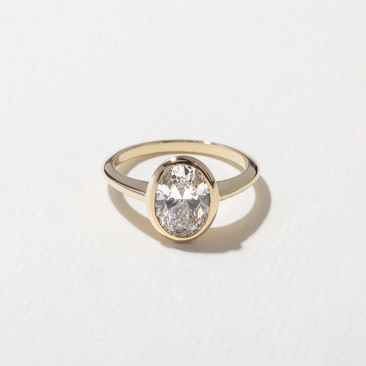 Emerald Pave Engagement Ring – 1 CT Lab Grown Diamond