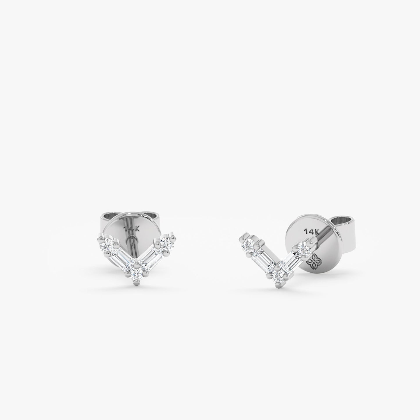 1.0 CT Round Bezel Solitaire Lab Grown Diamond Earrings