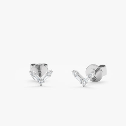 1.0 CT Round Bezel Solitaire Lab Grown Diamond Earrings