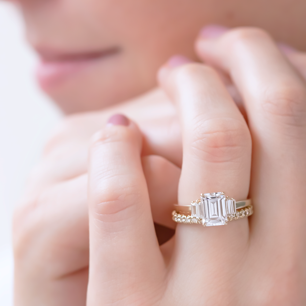 0.37 CT Round Full Eternity Lab Grown Diamond Wedding Band