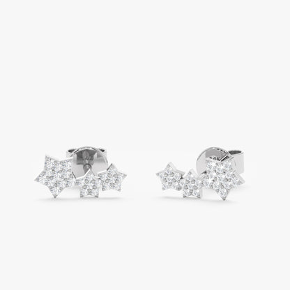 1.0 CT Round Bezel Solitaire Lab Grown Diamond Earrings