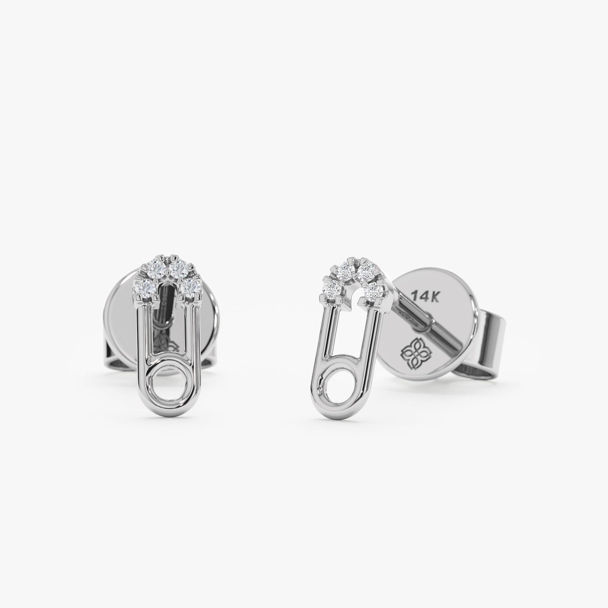 1.0 CT Round Bezel Solitaire Lab Grown Diamond Earrings