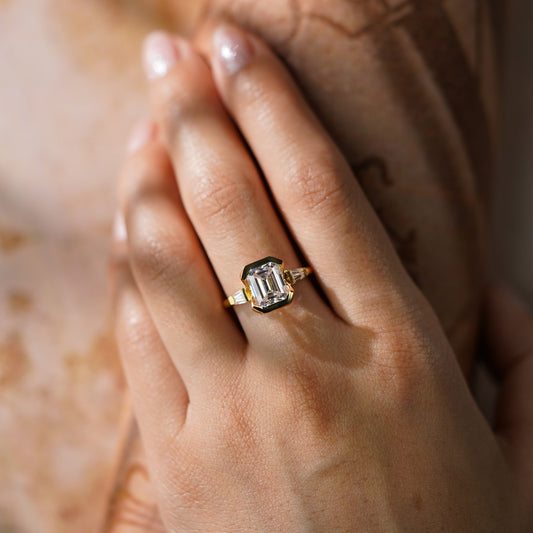 Oval Solitaire Engagement Ring – 2 CT Lab Grown Diamond