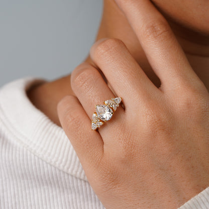 Oval Solitaire Engagement Ring – 2 CT Lab Grown Diamond
