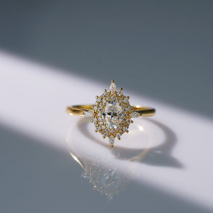 Oval Solitaire Engagement Ring – 2 CT Lab Grown Diamond