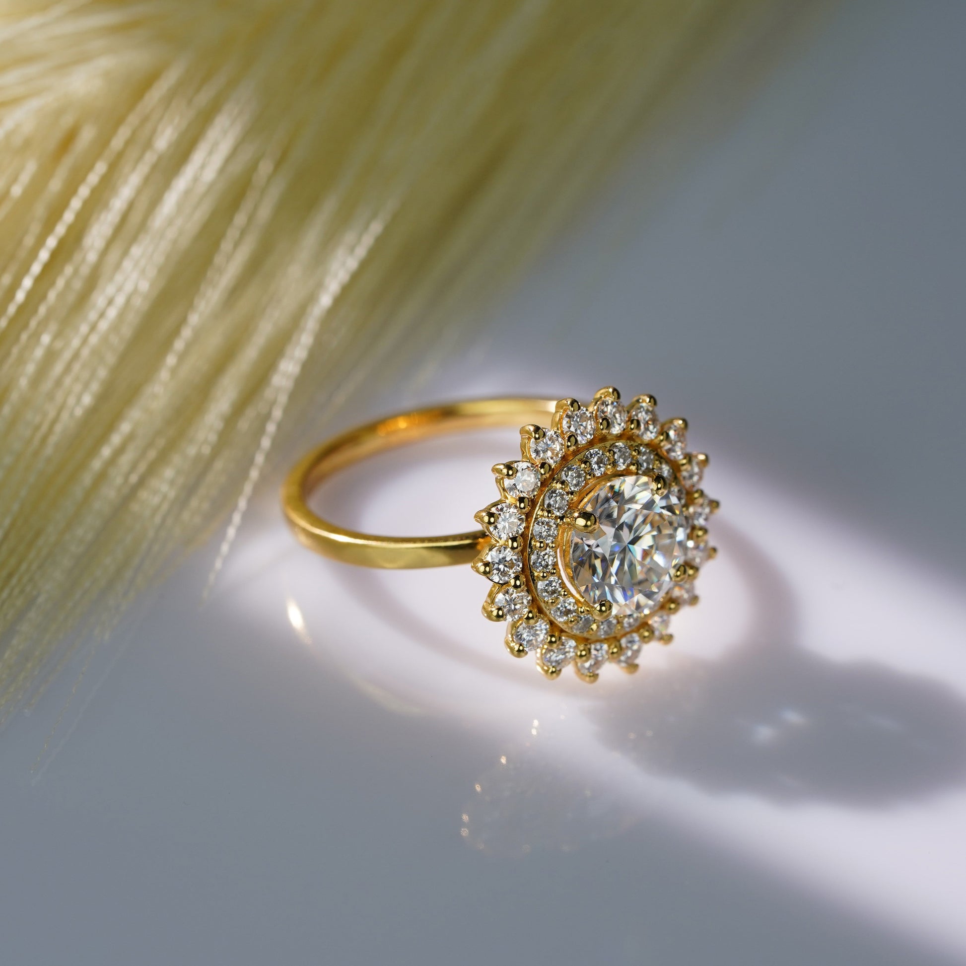 Oval Solitaire Engagement Ring – 2 CT Lab Grown Diamond
