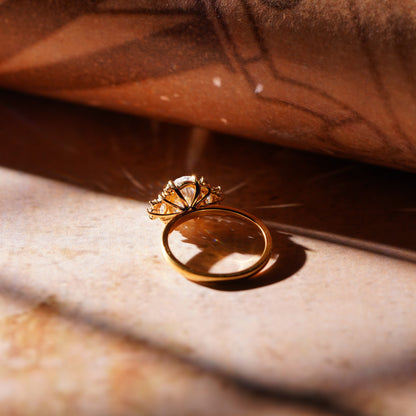 Oval Solitaire Engagement Ring – 2 CT Lab Grown Diamond