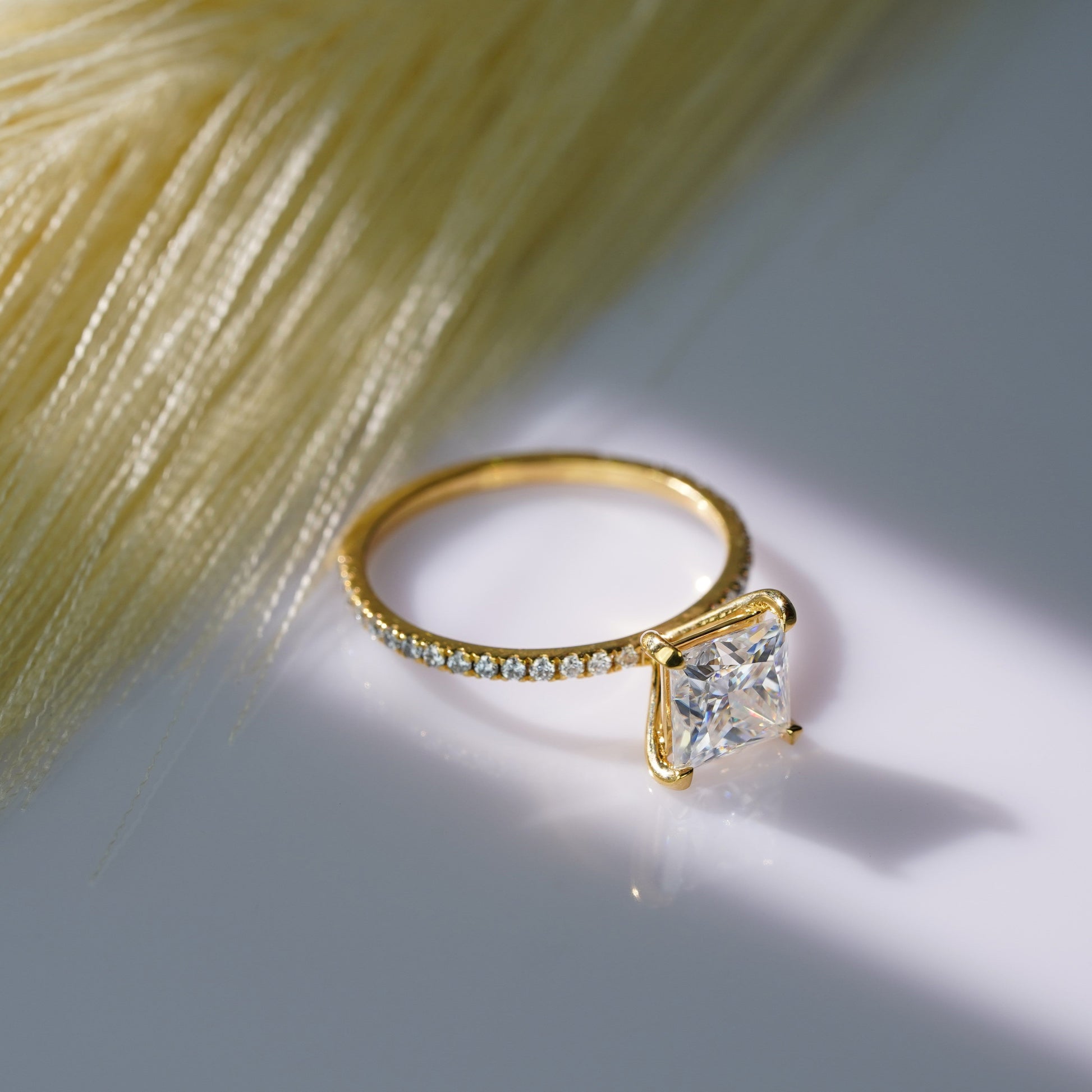 Oval Solitaire Engagement Ring – 2 CT Lab Grown Diamond