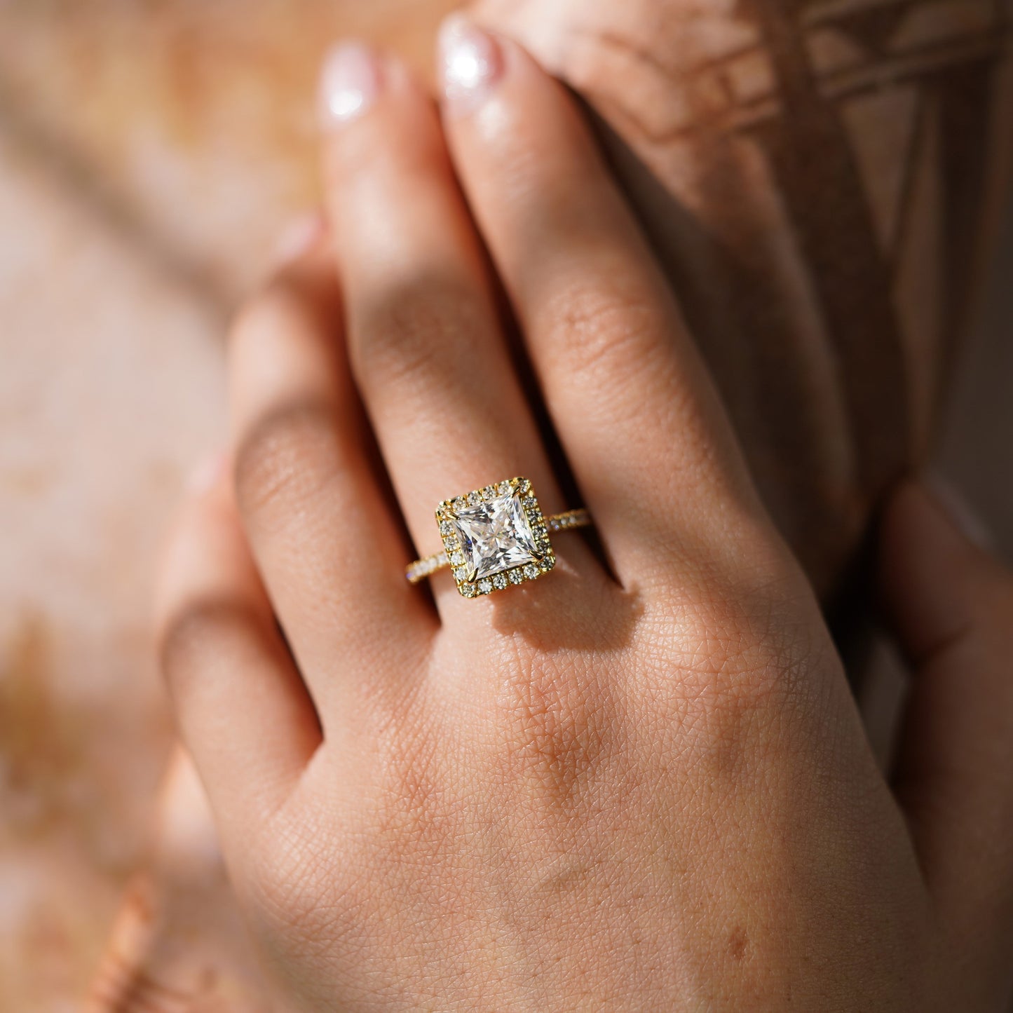 Oval Solitaire Engagement Ring – 2 CT Lab Grown Diamond