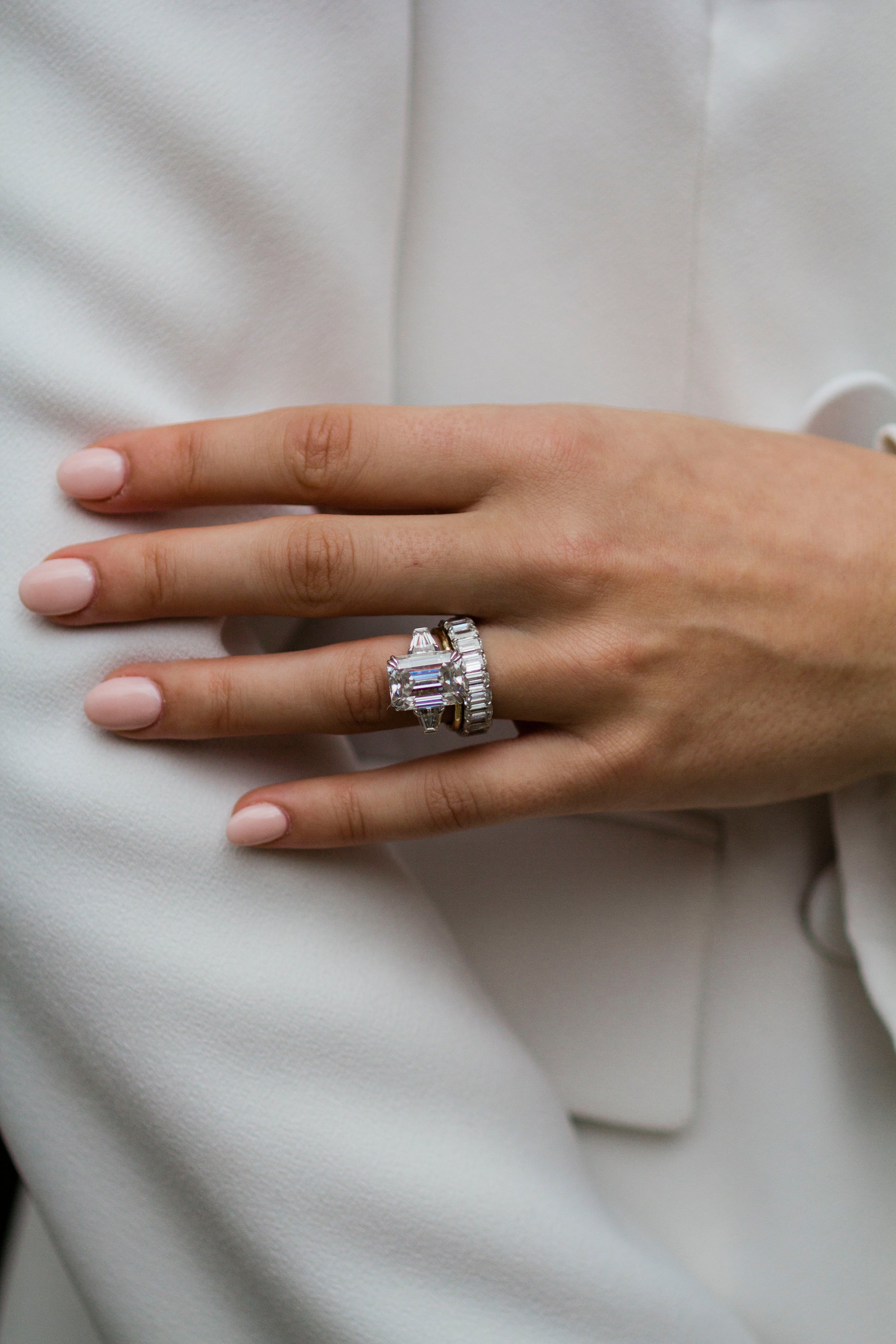 Round Swirl Semi Pave Engagement Ring – 1 CT Moissanite Diamond
