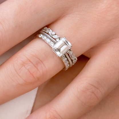 0.37 CT Round Full Eternity Lab Grown Diamond Wedding Band