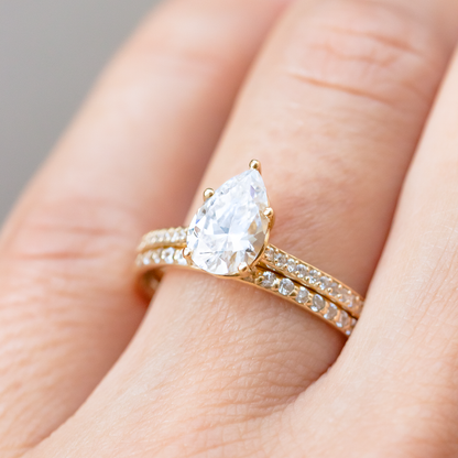 0.37 CT Round Full Eternity Lab Grown Diamond Wedding Band