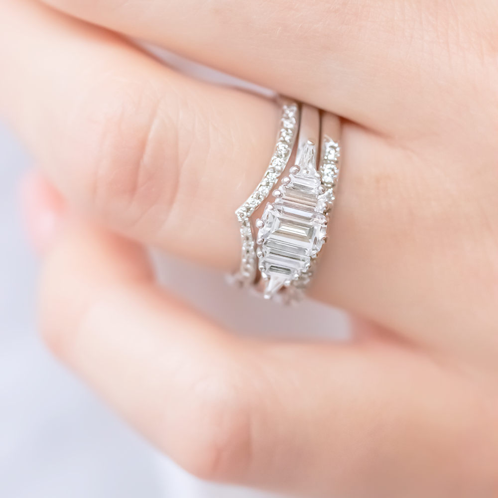 0.37 CT Round Full Eternity Lab Grown Diamond Wedding Band