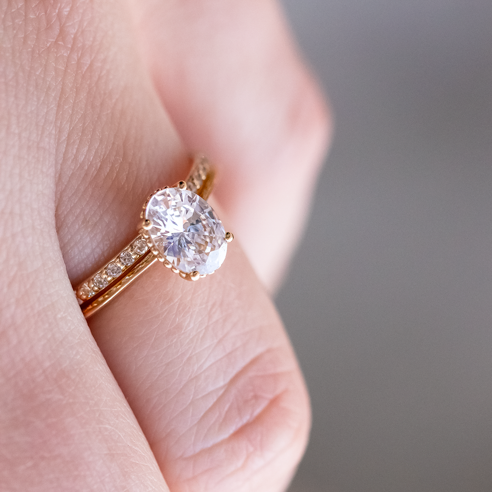 0.37 CT Round Full Eternity Lab Grown Diamond Wedding Band